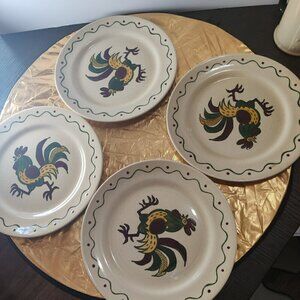 Poppytrail, Metlox 10" Dinner Plates (4)  great vintage condition. No scratches